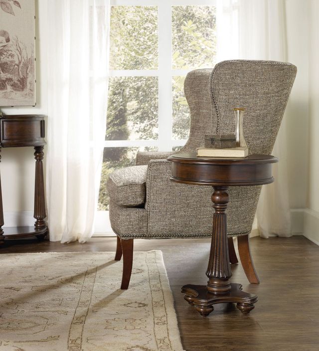 Hooker® Furniture Leesburg Martini Mahogany Side Table-1