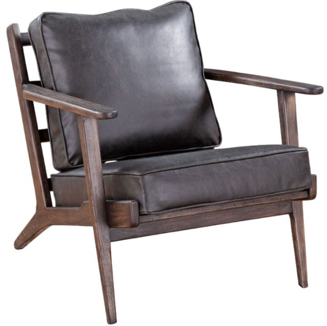 Home Trends & Design Bobby Black Accent Chair-0
