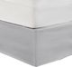 Olliix by Madison Park Grey Simple Fit Wrap Around Adjustable Bed Skirt-2
