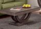 Handstone Customizable Contempo Slate Grey Pedestal Coffee Table-1