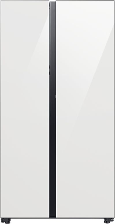 Réfrigérateur côte-à-côte de 36 po Samsung® BESPOKE de 22.6 pi³ - Verre blanc