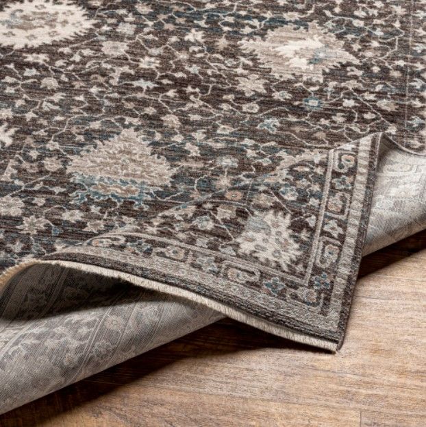 Surya Carlisle Dark Brown/Ivory 4'x6' Area Rug-3