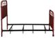 Liberty Furniture Vintage Series Antique Red Full Youth Metal Bed-2