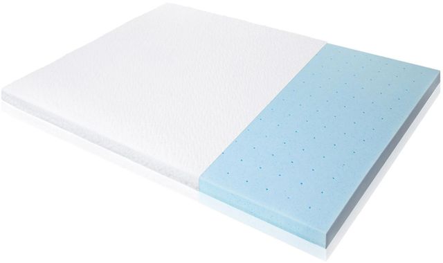 Malouf® Isolus® 2.5" Gel Memory Foam King Mattress Topper-0