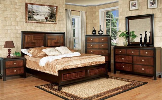 Furniture of America® Patra Walnut Chest-1