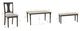 Powell® Willow 6-Piece Smokey White/Dark Gray Dining Set-2