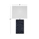 Bassett Mirror Fleur Black/Gray Table Lamp-2