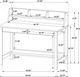 Coaster® Besler Cement/Natural SmartTop Writing Desk with Shelf-2