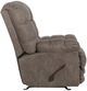 Catnapper® Machado Charcoal Oversized Chaise Rocker Recliner with Extra Extension Footrest-4