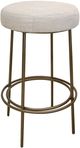 International Furniture Direct Frida Gold/Ivory Bar Stool-0