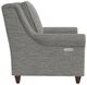 Bassett® Furniture Customizable Magnificent Motion Fabric Roll Arm Power Wall Recliner-2