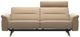 Stressless® by Ekornes® Stella Beige 87" Manual Reclining Sofa with One Headrest and Wood Base-1