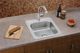 Elkay Celebrity® Brushed Satin 17" x 21-1/4" x 6-7/8" 2-Hole Single Bowl Drop-In Sink-2