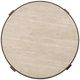 Bassett Mirror Canyon Travertine Cocktail Table with Espresso Base-3