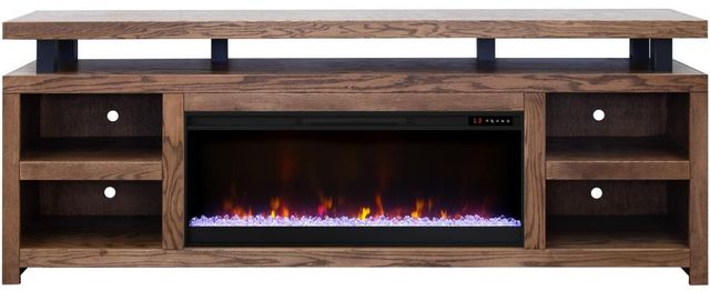 Legends Home Orion Bourbon Oak 88" Fireplace Console-3