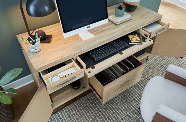 aspenhome® Maddox Biscotti Credenza Desk-3