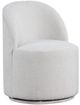 Furniture of America® Broager White Dining Swivel Chair-0