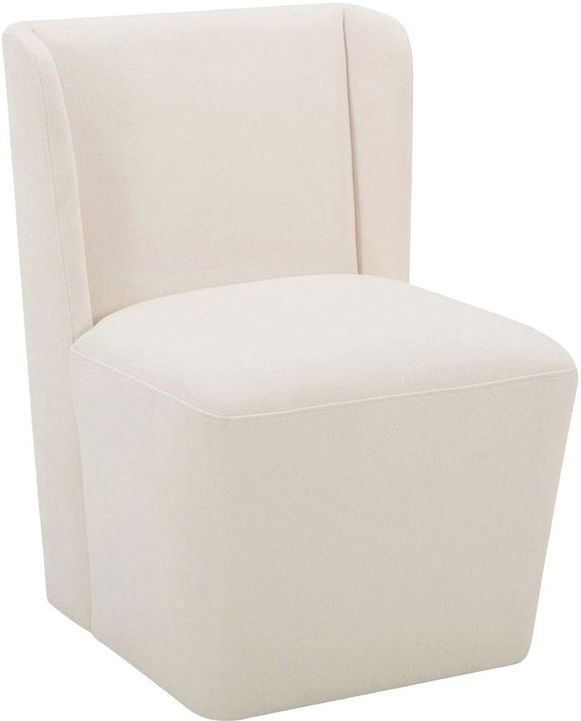 Moe's Home Collection Cormac Cream Rolling Dining Chair-0
