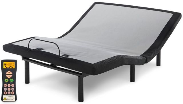 Sierra Sleep® by Ashley® Chime 2-Piece 8" Memory Foam and Best Adjustable Base King Mattress Set-2