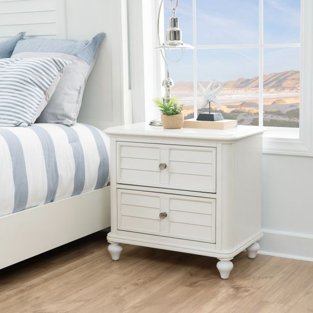 Powell® Naples Antique White Nightstand-1