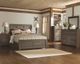 Signature Design by Ashley® Juararo 4-Piece Dark Brown King Panel Bed Set-5