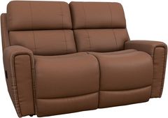 La-Z-Boy® Apollo Caramel Leather Manual Reclining Loveseat
