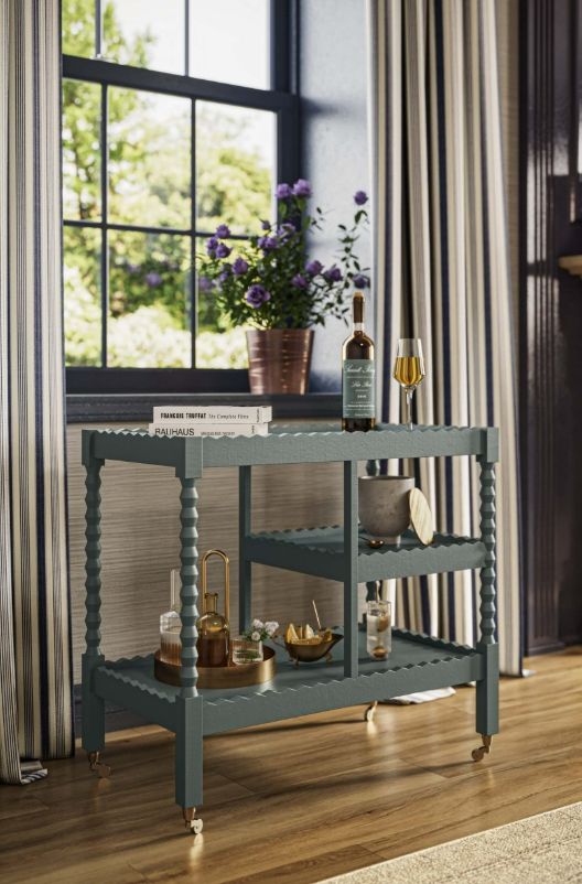 Bramble Customizable Ligna Bar Cart-1