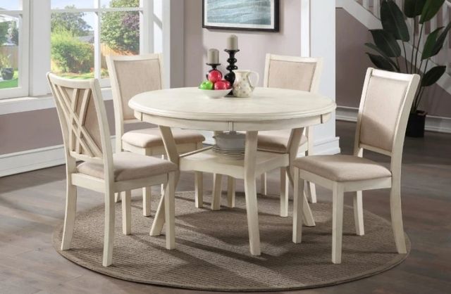 New Classic® Home Furnishings Amy 2-Piece Bisque Dining Side Chair-1
