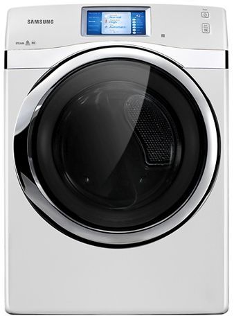 Samsung Front Load Electric Dryer-White-0