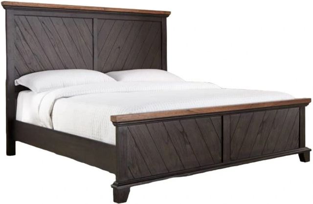 Steve Silver Co. Bear Creek 4-Piece Camel/Sabel Queen Bedroom Set-2