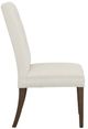 Fairfield® Customizable Entree Dining Straight Tall Back Side Chair with Tobacco Legs and Buttons-2