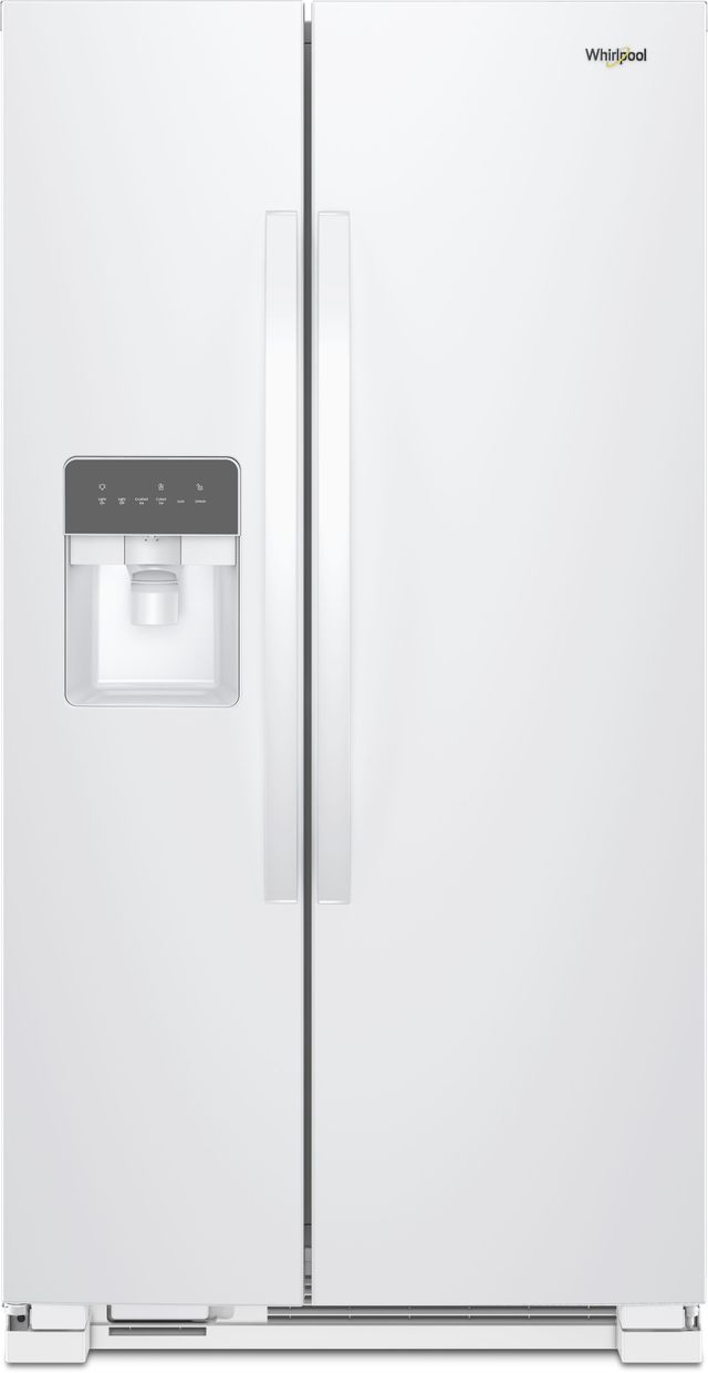 Whirlpool® 33 in. 21.0 Cu. Ft. Side-By-Side Refrigerator-White-0