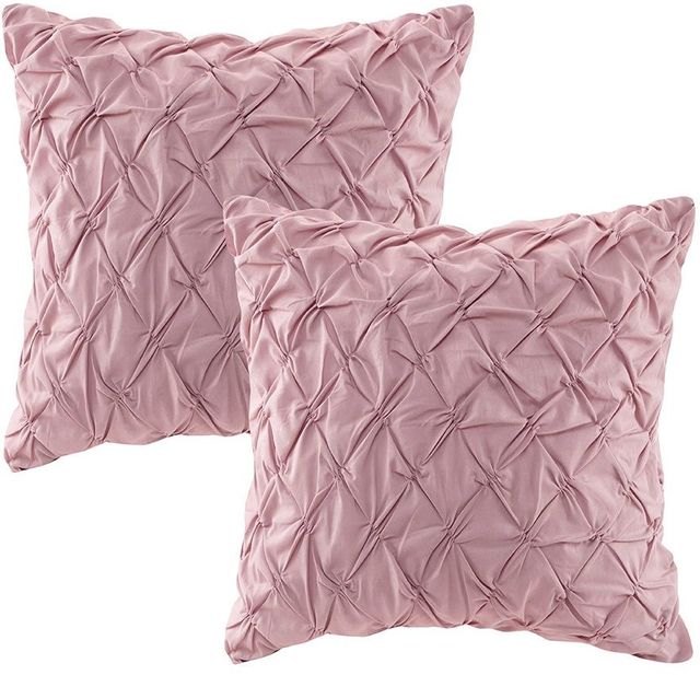 Olliix by Madison Park 8 Piece Blush King Cassandra Cotton Printed Comforter Set-3
