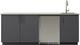 Urban Bonfire® Lagoon 90" Anthracite Outdoor Kitchen-0