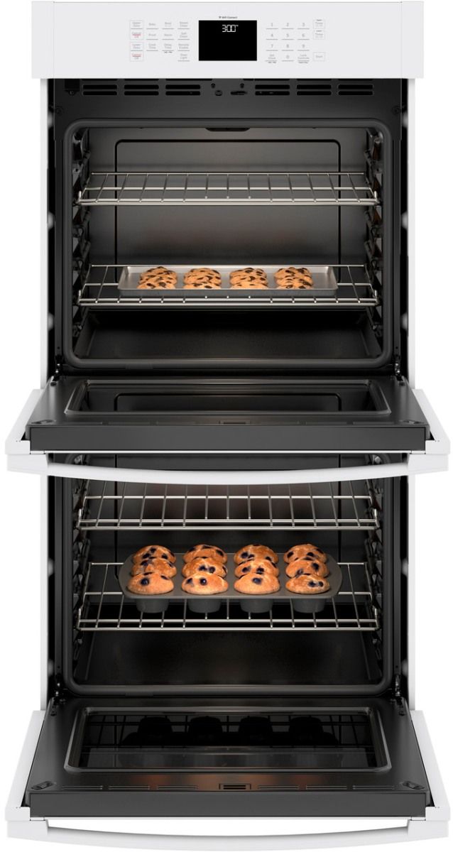 GE® 27" White Electric Built In Double Oven-4