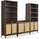 Bassett® Furniture Emory Toasted Oak 143" Wall Storage-0