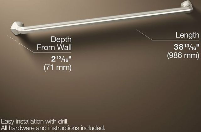 KOHLER® Occasion® Vibrant Polished Nickel 36" Grab Bar-1