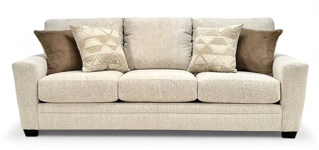 Intermountain Furniture American Landmark Stansbury Durban Linen Sofa With 4 Accent Pillows-0