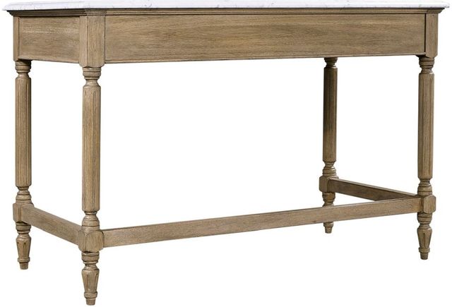 aspenhome® Provence Patine Writing Desk with Marble Top-3