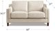 Hydeline® Bella Vanilla Loveseat-1
