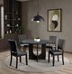 Furniture of America® Oberto 4-Piece Dark Gray Upholstered Side Chair-0