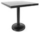 CabanaCoast® Customizable Monaco Aluminum 36" Outdoor Square Pedestal Balcony Table-0