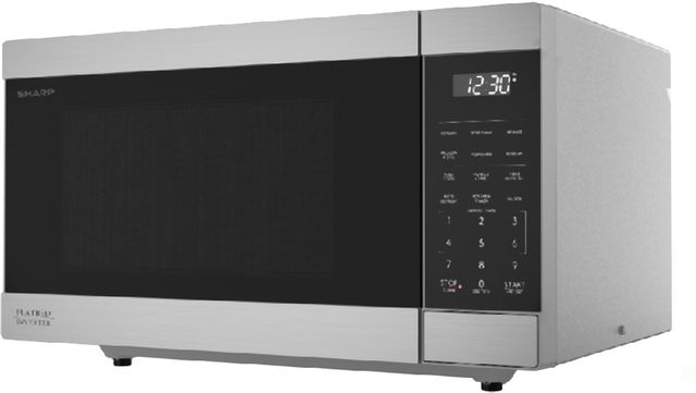 Sharp® 1.1 Cu. Ft.  Stainless Steel Countertop Microwave Oven with Inverter Technology-3