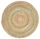 Capel Rugs Grand-Le-Fleur Marigold 36" Round Throw Rug-0