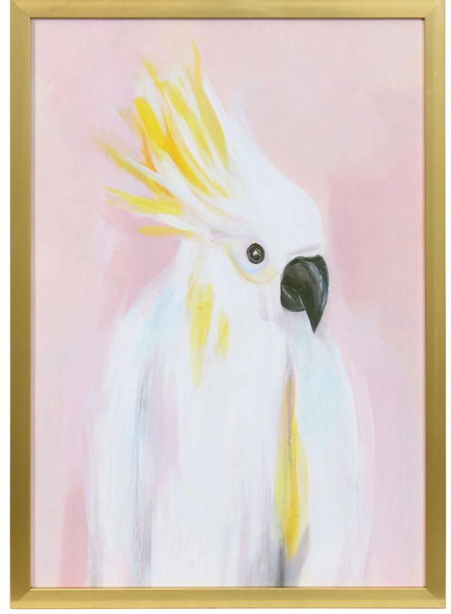 Stylecraft Tamara Day Cockatoo Against Soft Pastels Wall Art-0