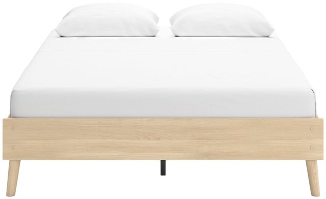 Signature Design by Ashley® Cabinella Tan Queen Platform Bed-2