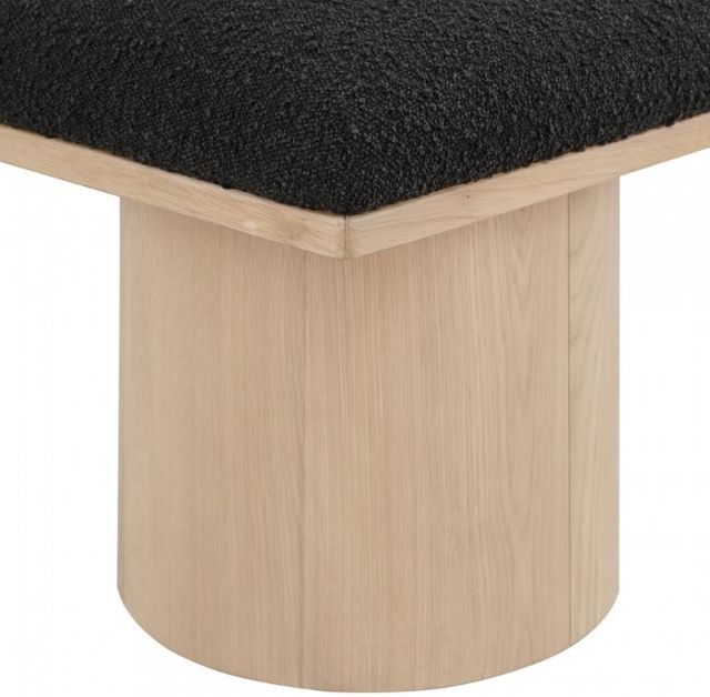Meridian Furniture Pavilion Black/Natural 31" Modular Bench Set-4