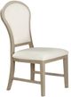 New Classic® Home Furnishings Gwendolyn Cerused Taupe Dining Side Chair-0