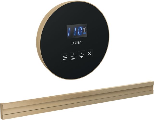 Brizo Mystix™ Lumicoat® Luxe Gold® Elemental Round and Bilateral Steam Set-0