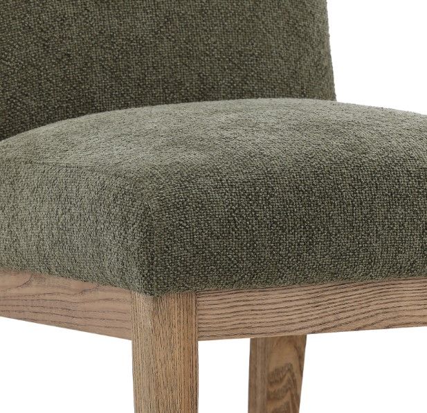 Dovetail Furniture Weilan Charlotte Olive/Natural Dining Chair-4